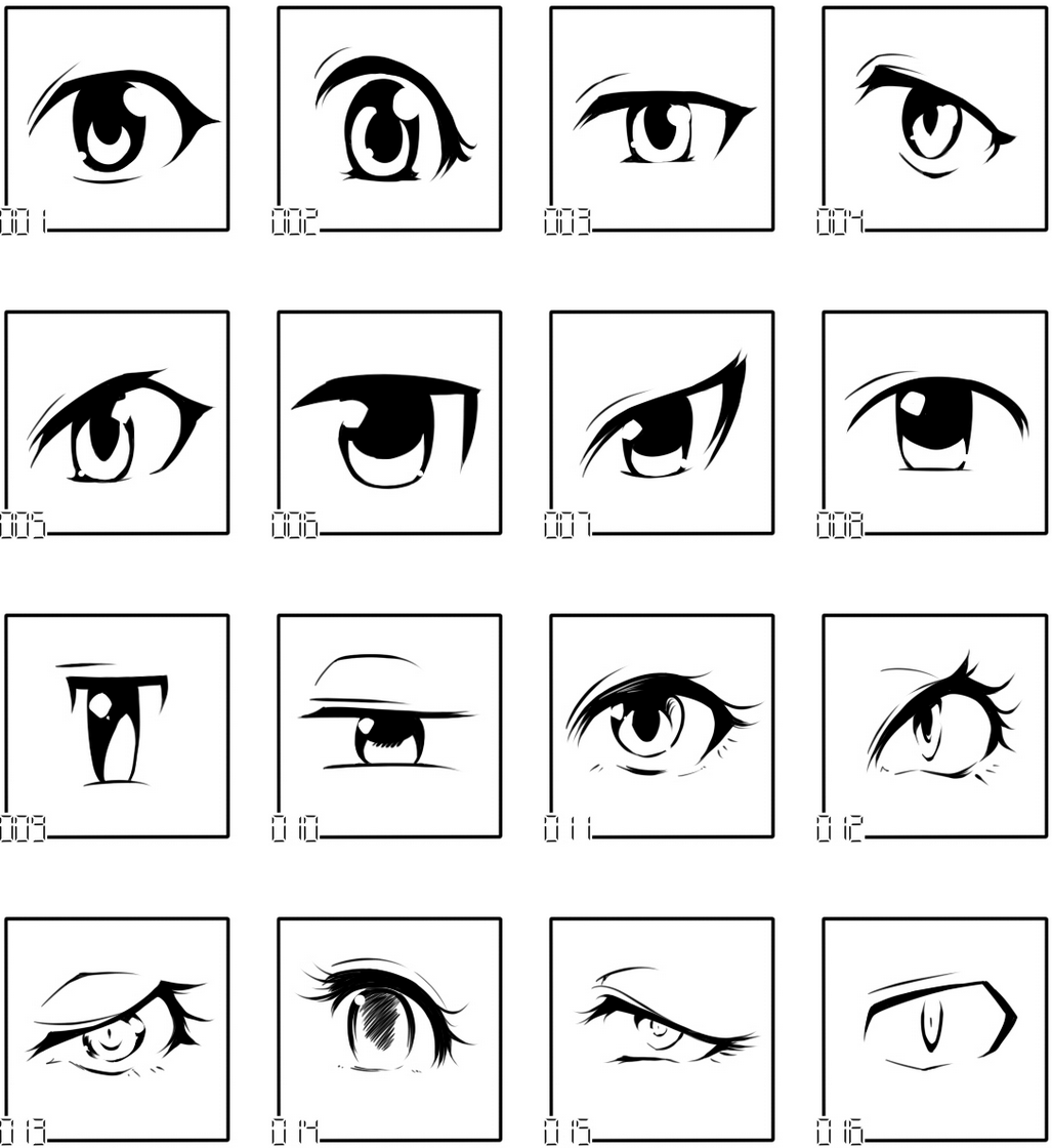 [Yielder]100种眼睛样式参考[100P] - 绘熵-绘熵