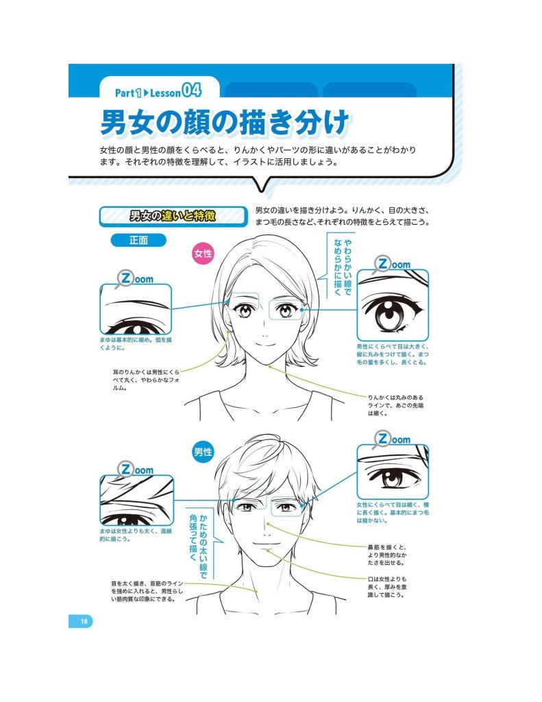图片[3]-[日文]360°任何角度都可以完美掌握！漫画角色脸、发型、表情入门[227P] - 绘熵-绘熵